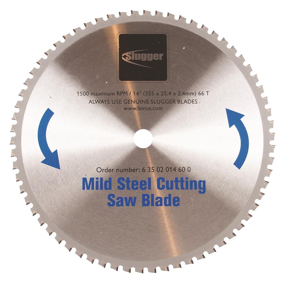 Fein 14 In. Saw Blade for Cutting Mild Steel for the 14 In. Slugger by Metal Chop Saw - Flockneti