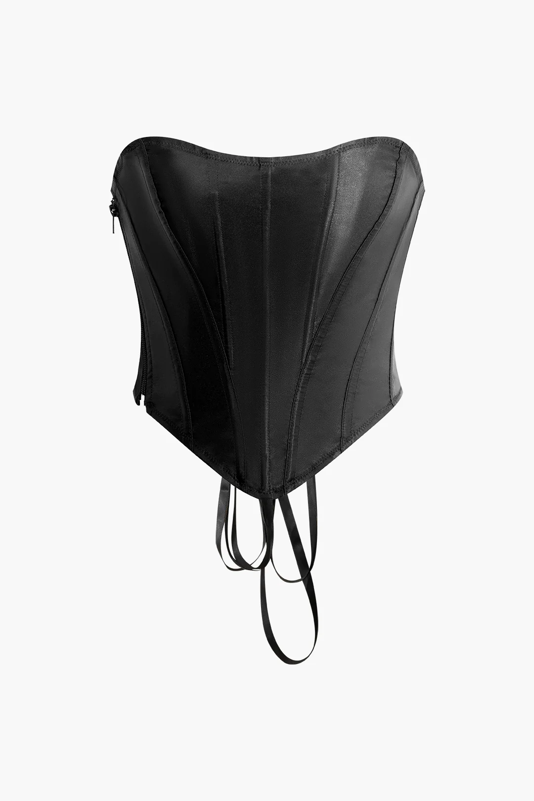 Asymmetrical Tie Up Tube Top - Flockneti