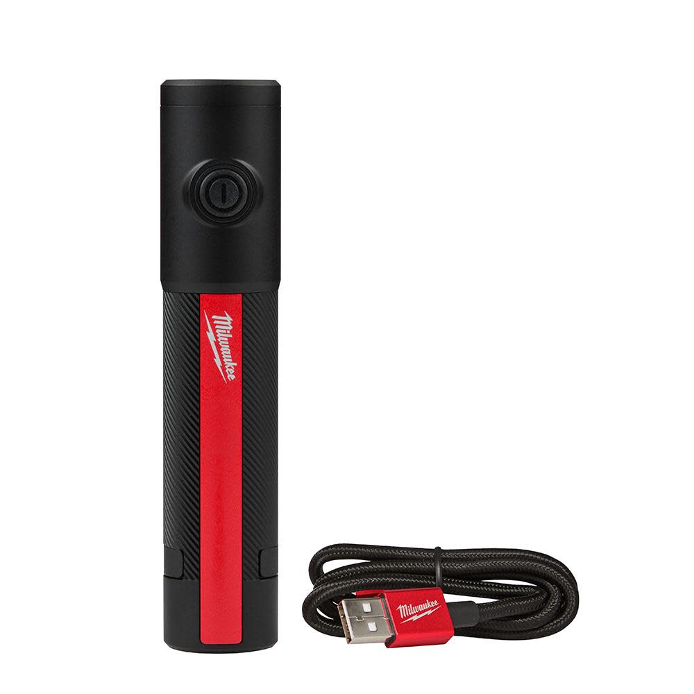 Milwaukee Everyday Carry Flashlight with Magnet Rechargeable 500L - Flockneti