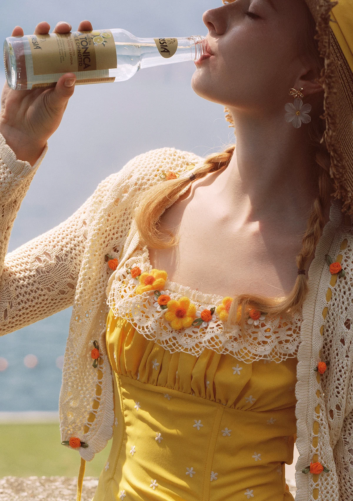 Little Orange Cardigan - Flockneti