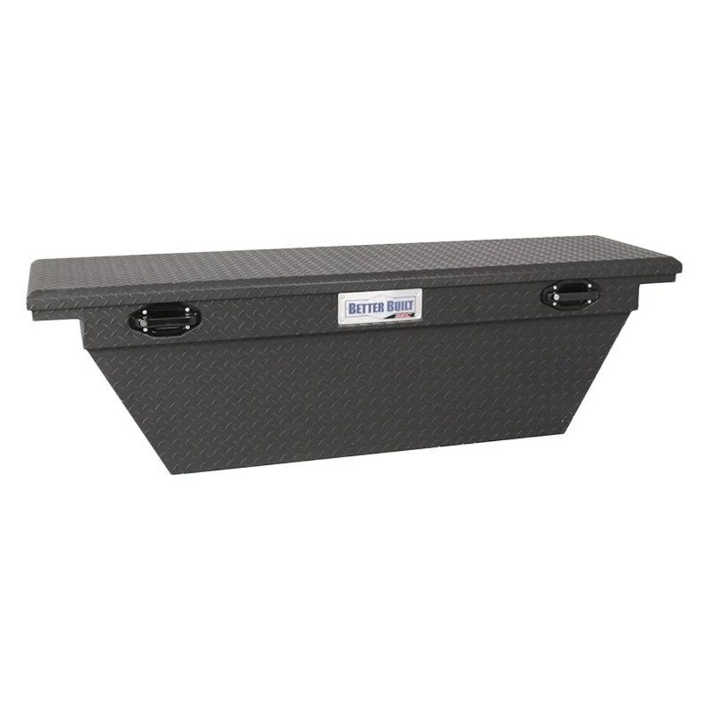 Better Built 63″ Saddle Truck Box Low-Profile Wedge Textured Black - Flockneti