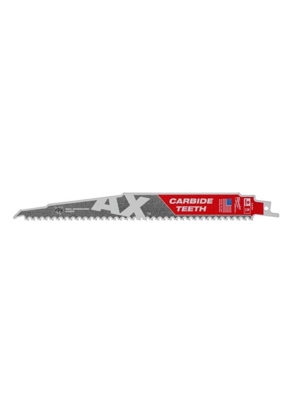 Milwaukee The Ax with Carbide Teeth SAWZALLBlade 9 In. 5T - Flockneti