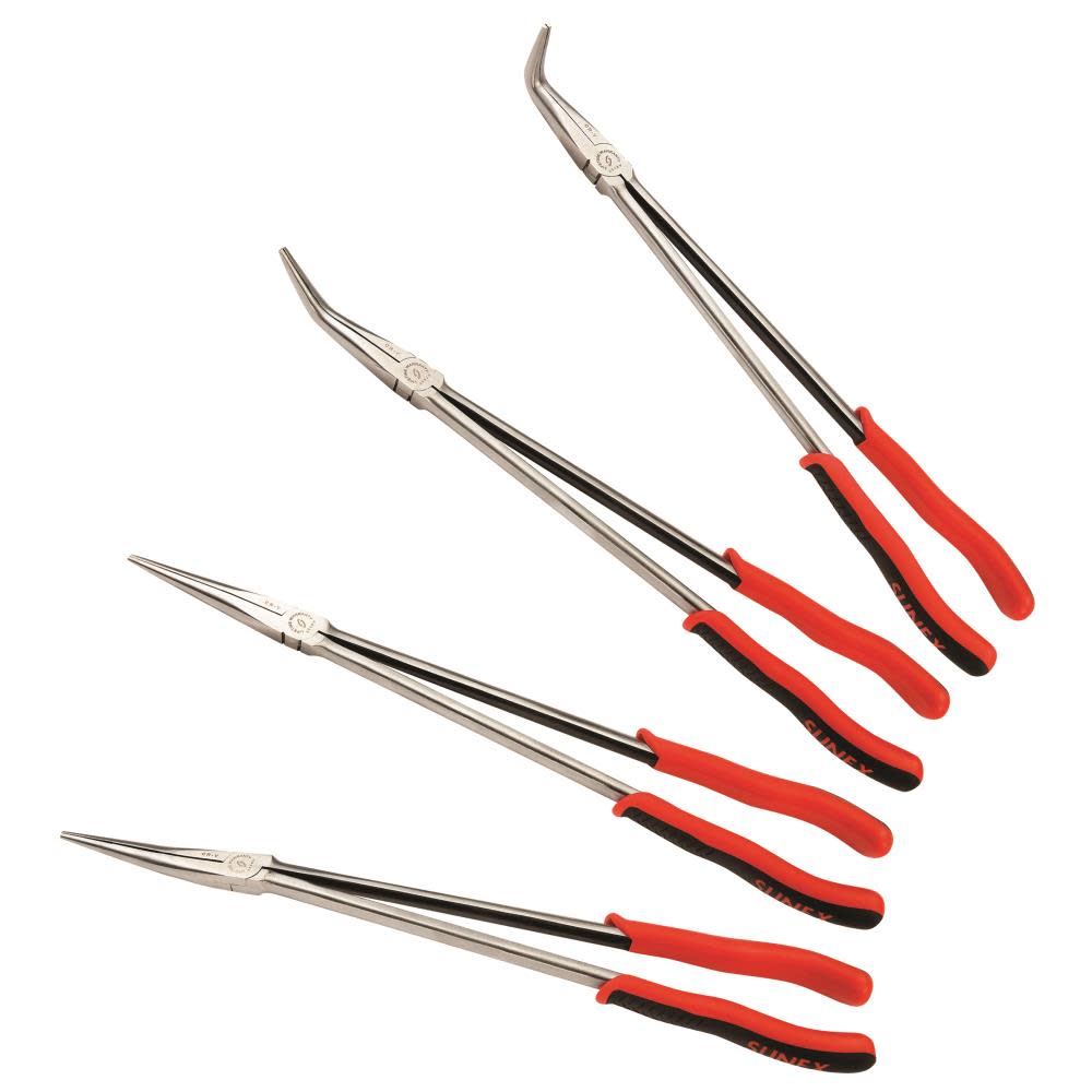 Sunex 4 Pc 16 In. Long Reach Pliers Set - Flockneti