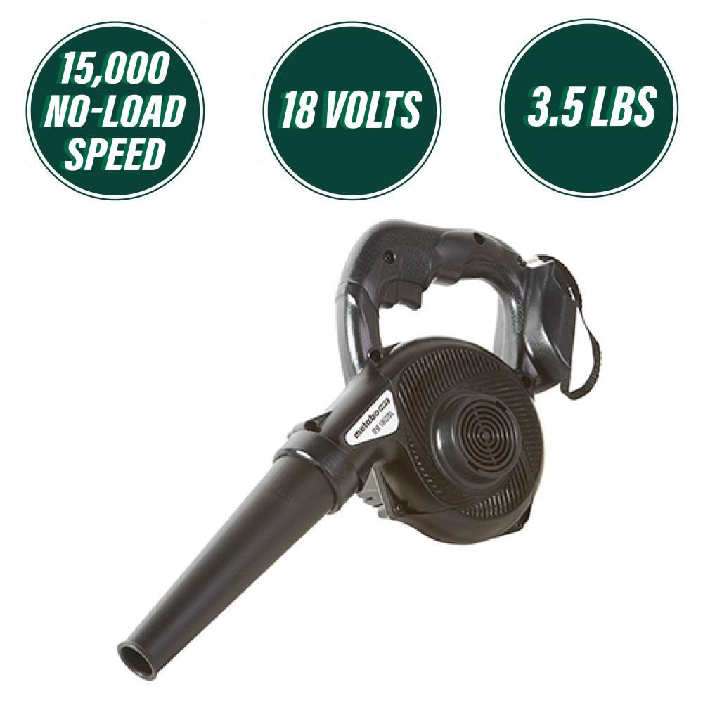 Metabo HPT 18V Lithium Ion Cordless Blower (Tool Body Only) | RB18DSLQ4 - Flockneti