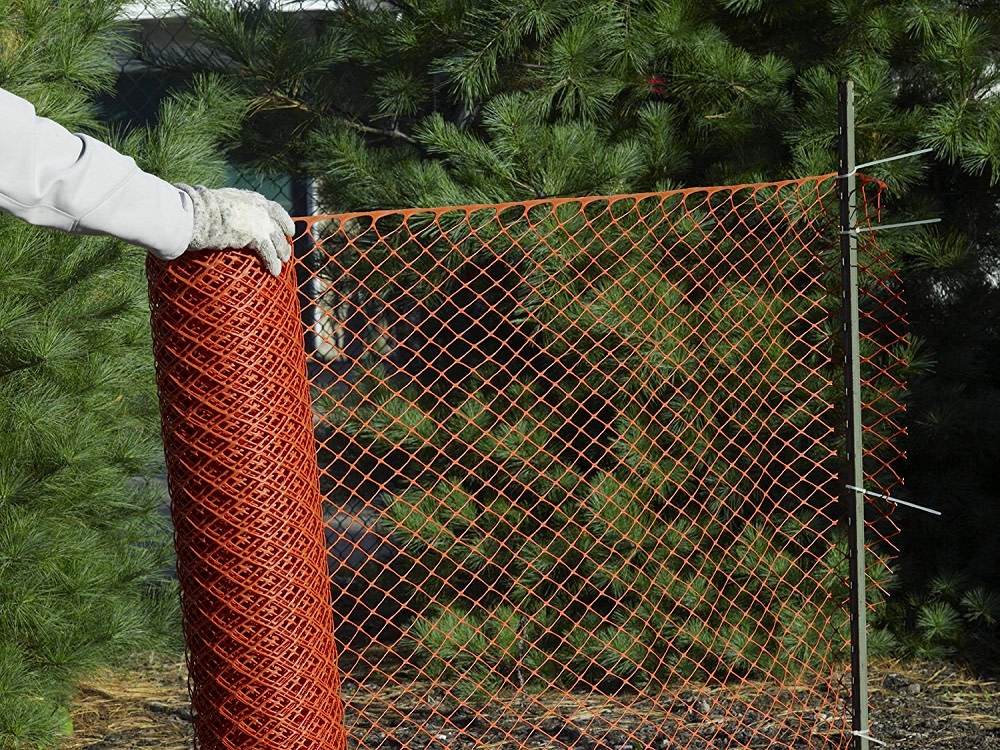 Mutual Industries 4′ x 50′ Diamond Link Fence – Orange - Flockneti