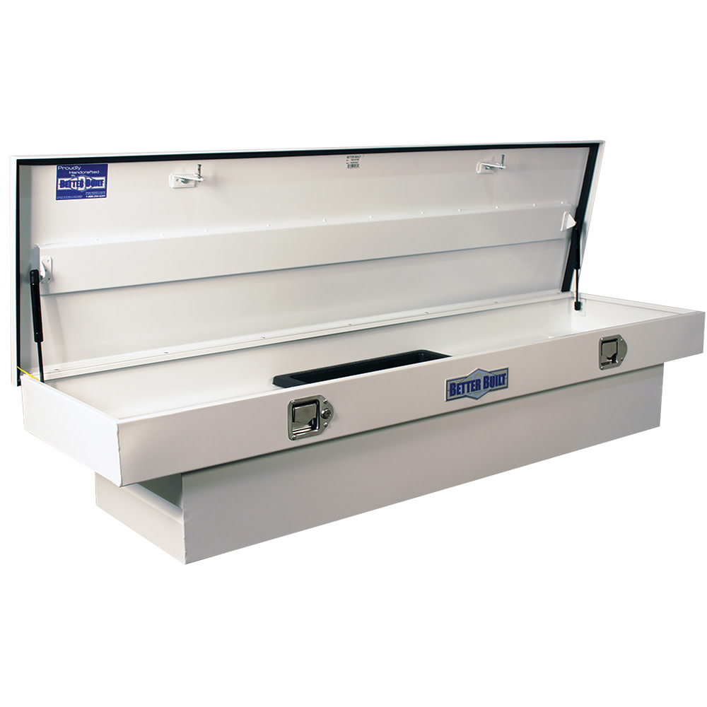 Better Built 63″ Crown Saddle Truck Tool Box STEEL WHITE - Flockneti