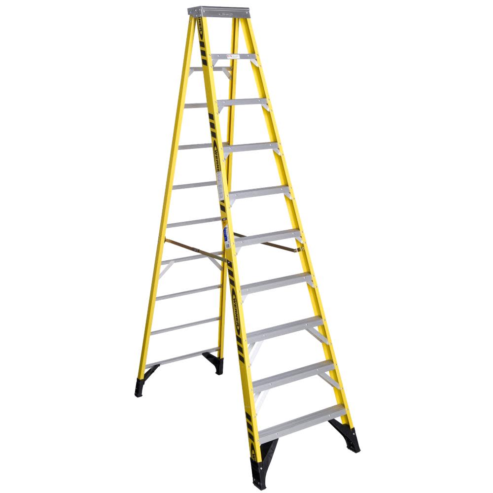 Werner 10ft Type IAA Fiberglass Step Ladder 7310 - Flockneti