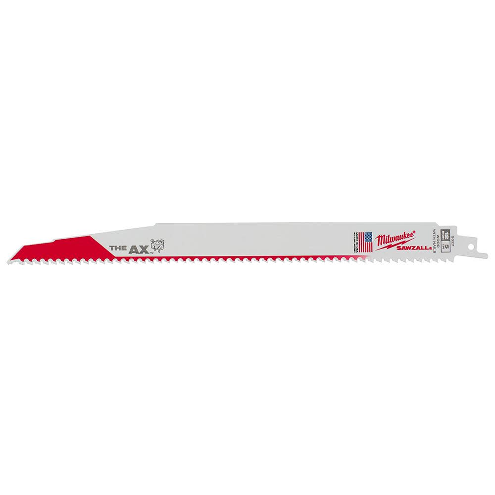 Milwaukee 12 in. 5 TPI The Ax SAWZALL Blade 25PK - Flockneti