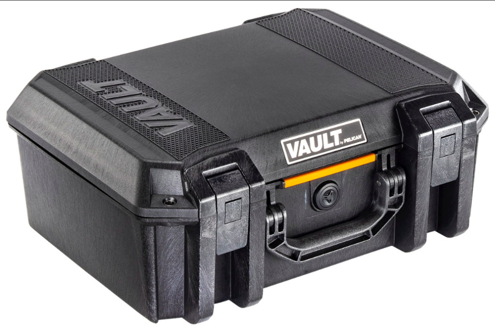 Pelican V300 Vault Large Pistol Case - Flockneti