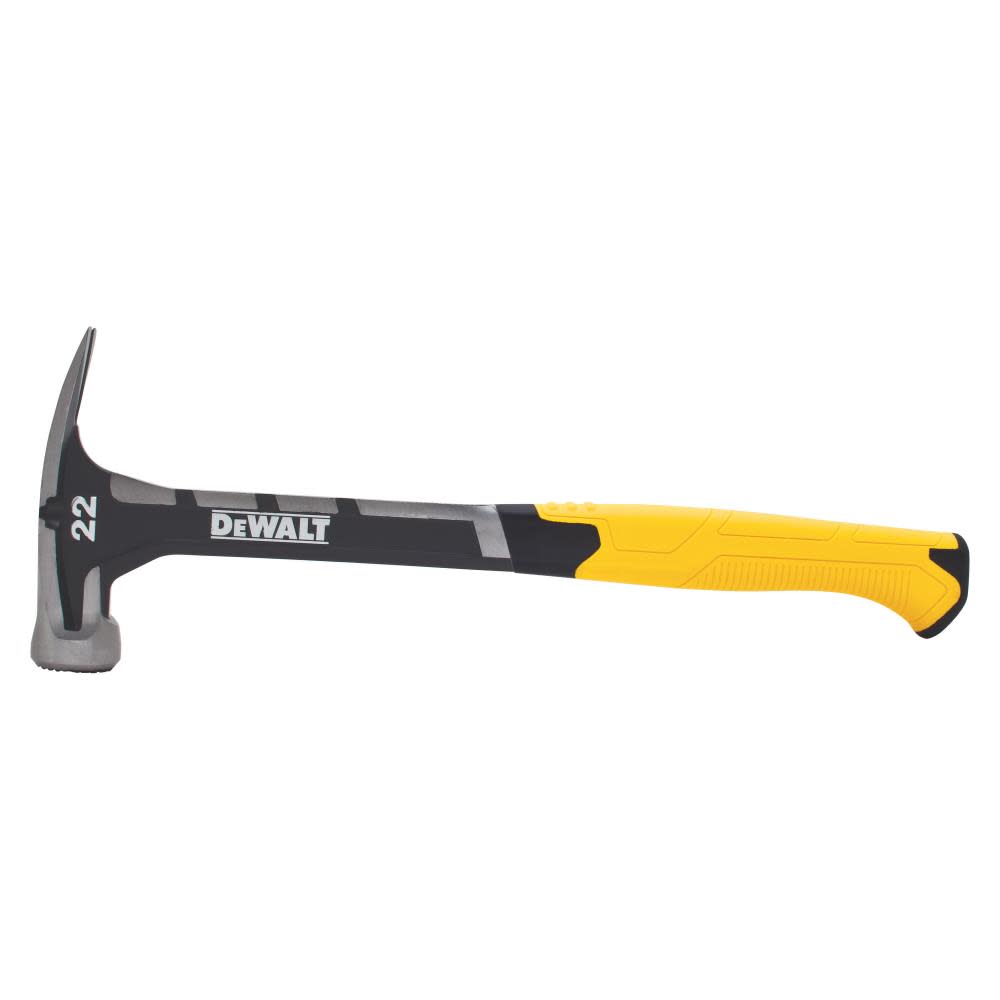DEWALT 22 Oz. One-Piece Steel Milled Face Hammer - Flockneti