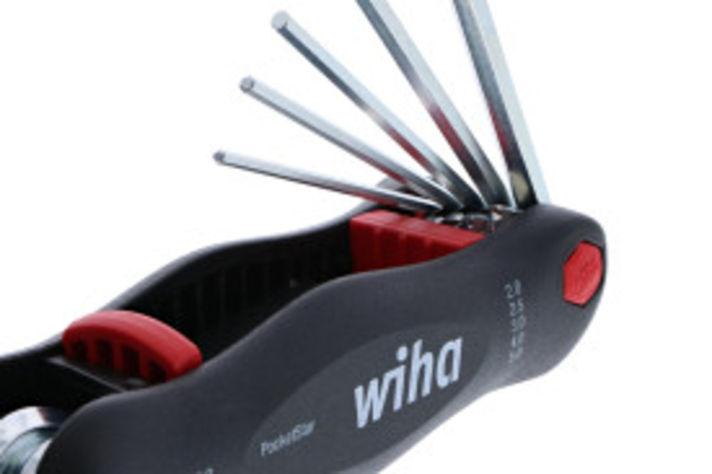 Wiha PocketStar Hex Key Fold Out 7pc Set Metric - Flockneti