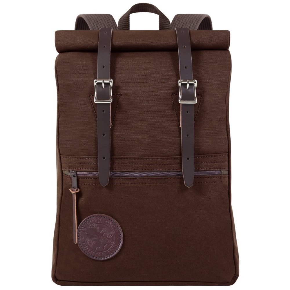 Duluth Pack 13 Liter Capacity Brown Roll Top Scout Pack - Flockneti