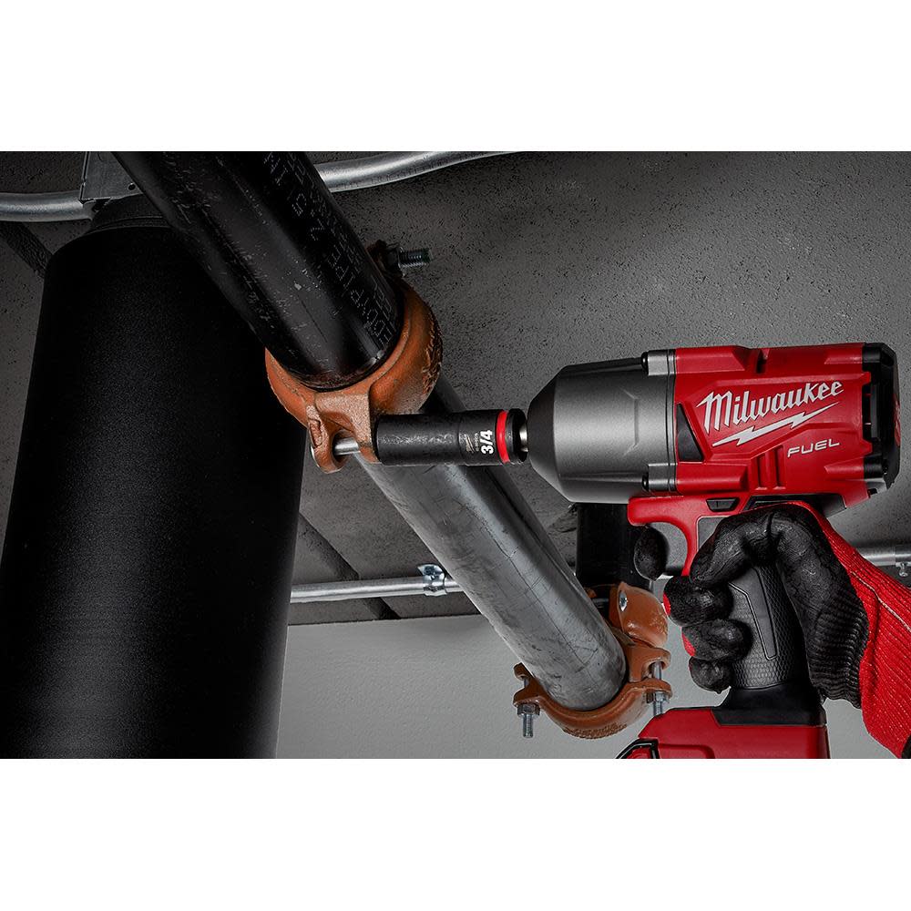 Milwaukee SHOCKWAVE Impact Duty Socket 1/2″ Drive 3/4″ Deep 6 Point - Flockneti