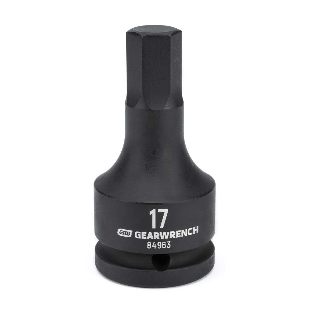 GEARWRENCH 3/4″ Drive 17mm Hex Bit Impact Socket - Flockneti
