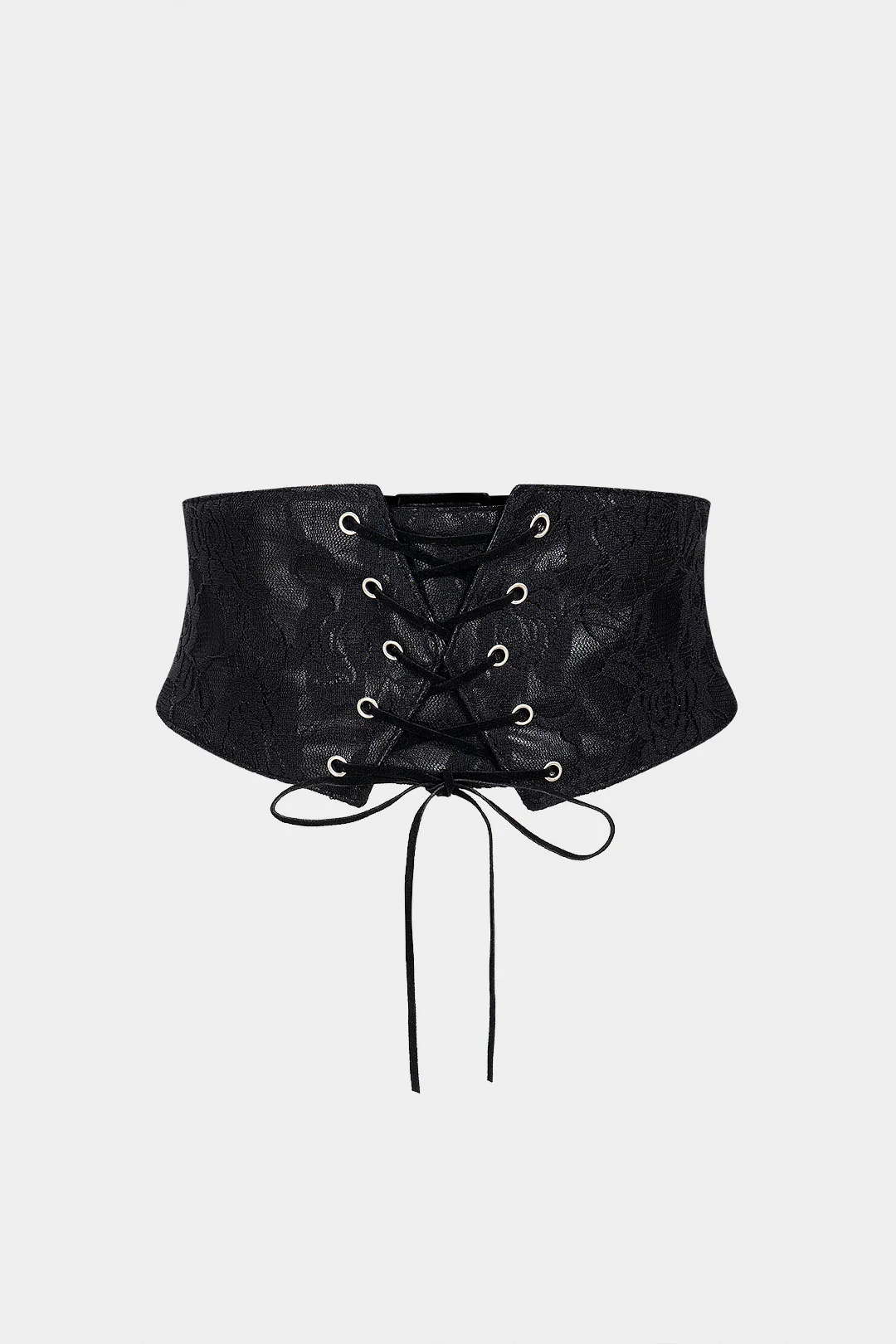 Lace-Up Wide Corset - Flockneti