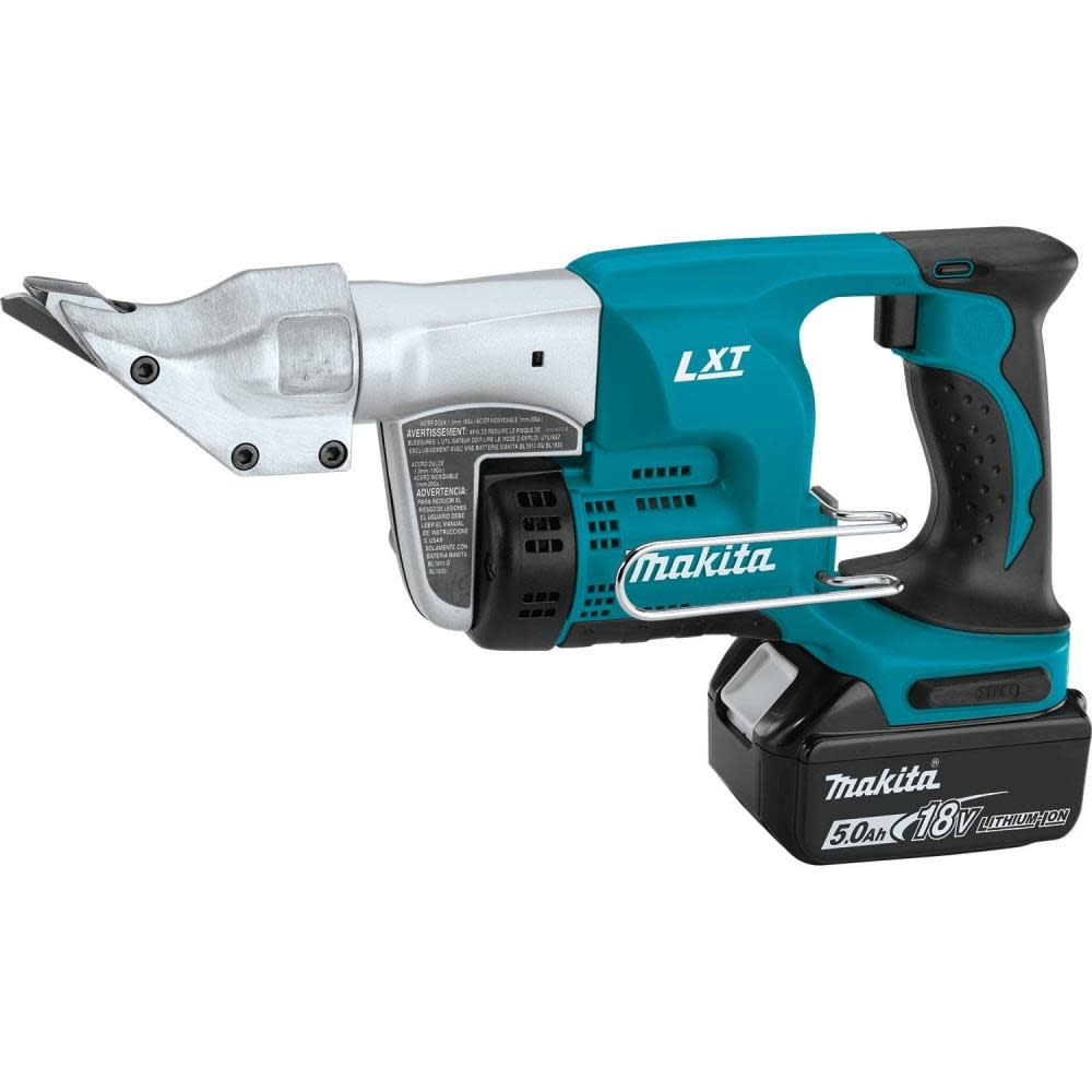 Makita 18 Volt LXT Lithium-Ion Cordless 18 Gauge Straight Shear Kit 5.0 Ah - Flockneti
