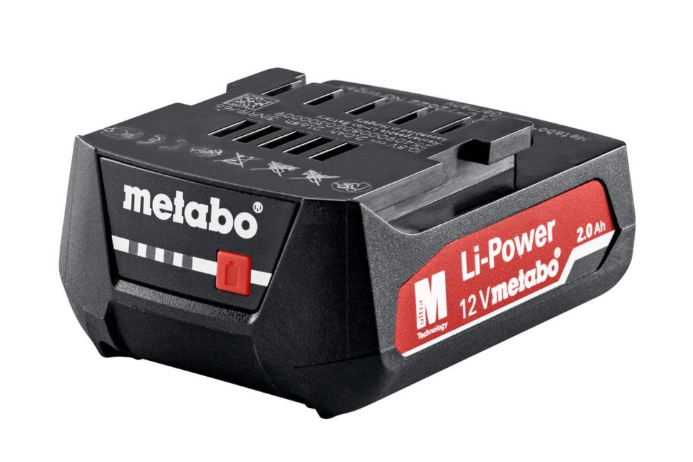 Metabo 12V Li-Power Battery Pack (2.0Ah) - Flockneti