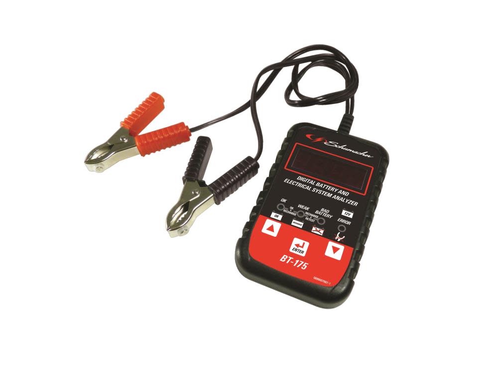 Schumacher Electric 12 Volt Digital Battery Tester - Flockneti