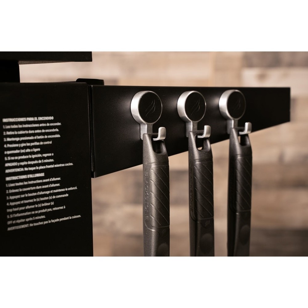 Blackstone Culinary Griddle Tool Holder Orange 4pc Combo - Flockneti