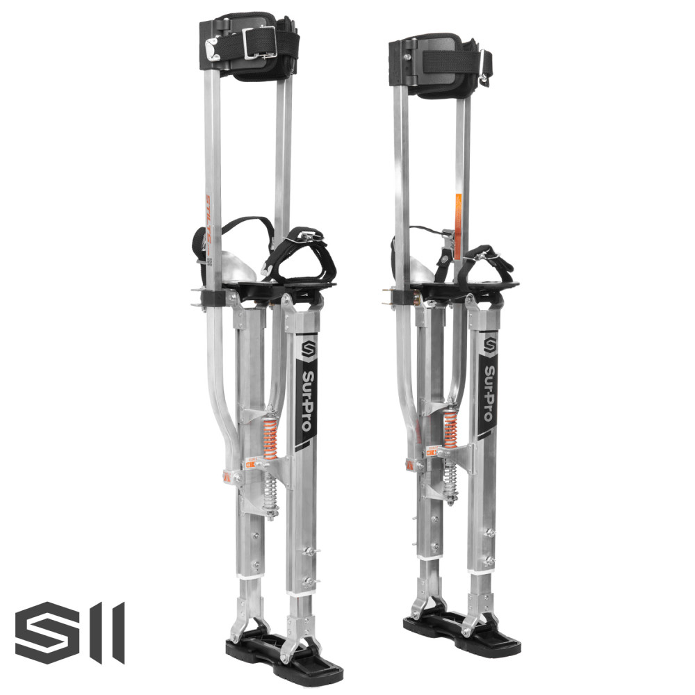 Surpro Premium Stilts Double Sided Aluminum Size 16-24″ - Flockneti