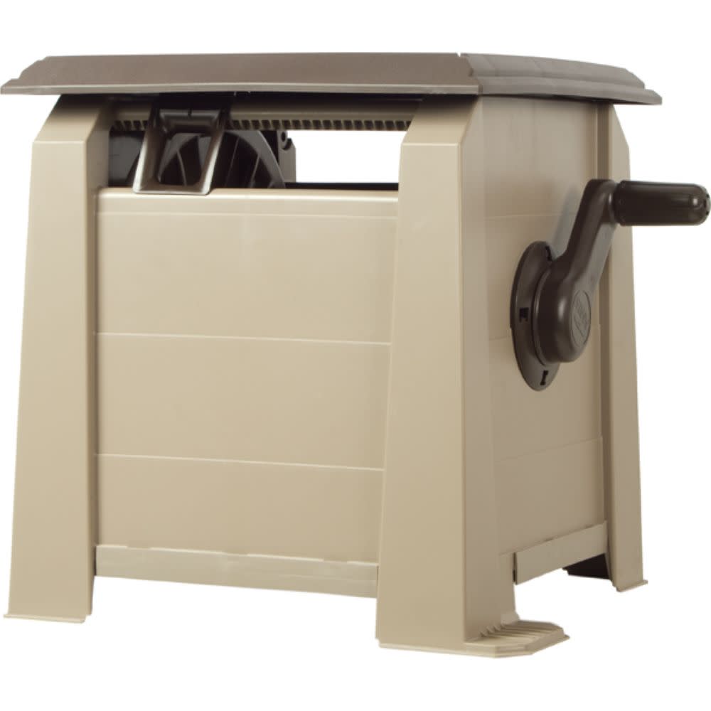 Never Leak 175 ft. Hose Cabinet with Bench and Table - Flockneti