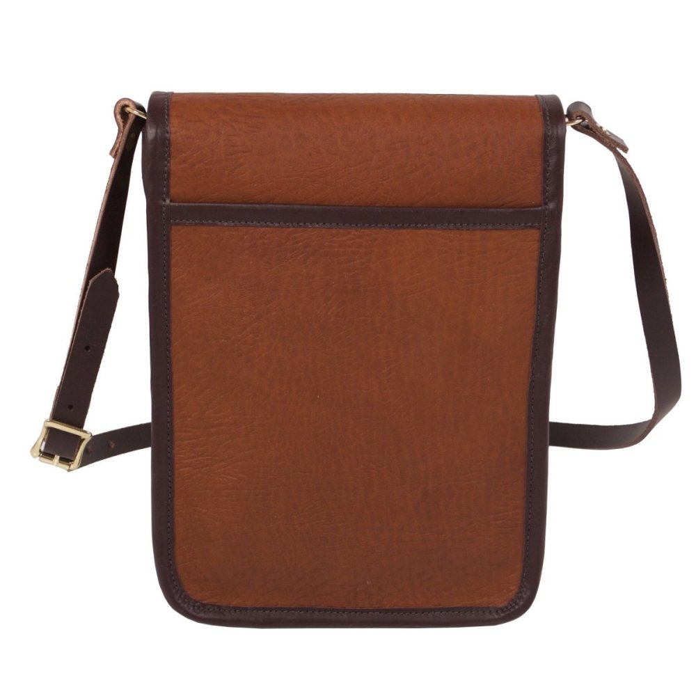 Duluth Pack 6 Liter Capacity Brown Trim Bison Leather Haversack - Flockneti