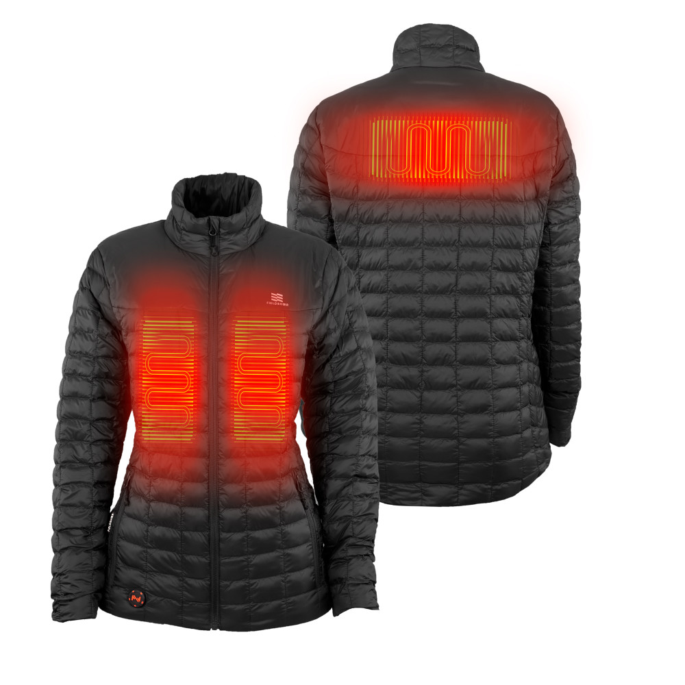 Mobile Warming Backcountry Heated Jacket Women’s 7.4 Volt Black XL - Flockneti