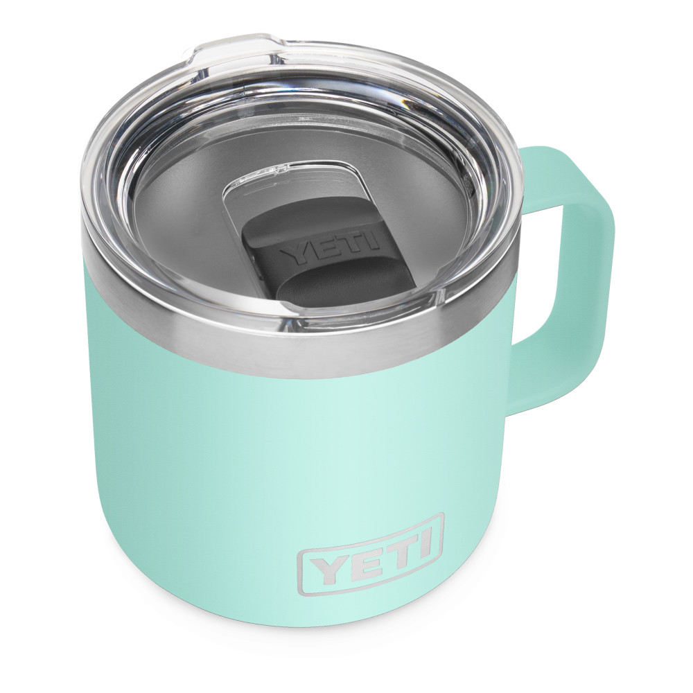 Yeti Rambler Mug with MagSlider Lid 14oz Seafoam - Flockneti