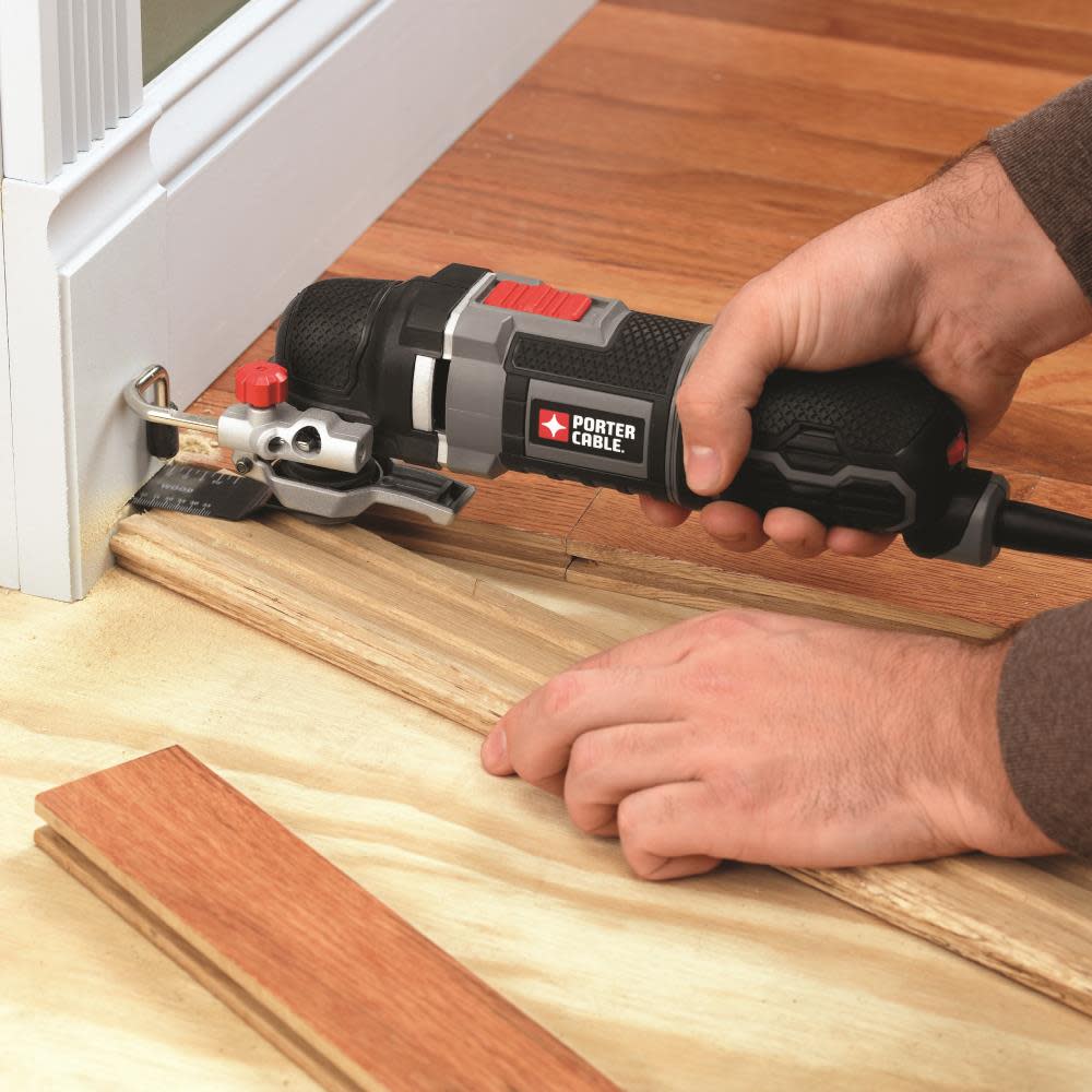 Porter Cable 3.0 Amp Corded Oscillating Multi-Tool Kit with 31 Accessories - Flockneti