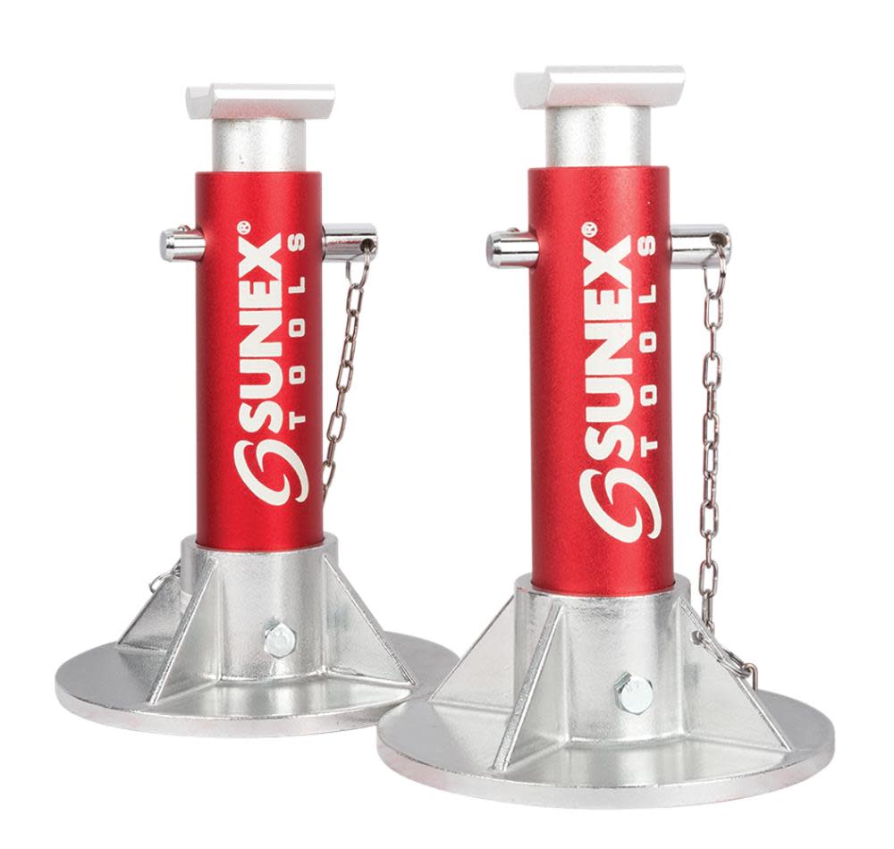 Sunex 3 Ton Aluminum Jack Stand Pin Style - Flockneti