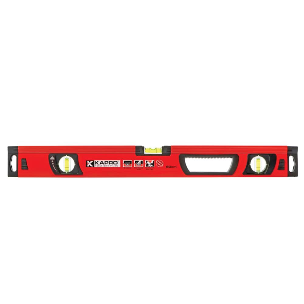 Kapro Vulcan 72 In. Box Level with Magnified Vial and Plumb Site - Flockneti