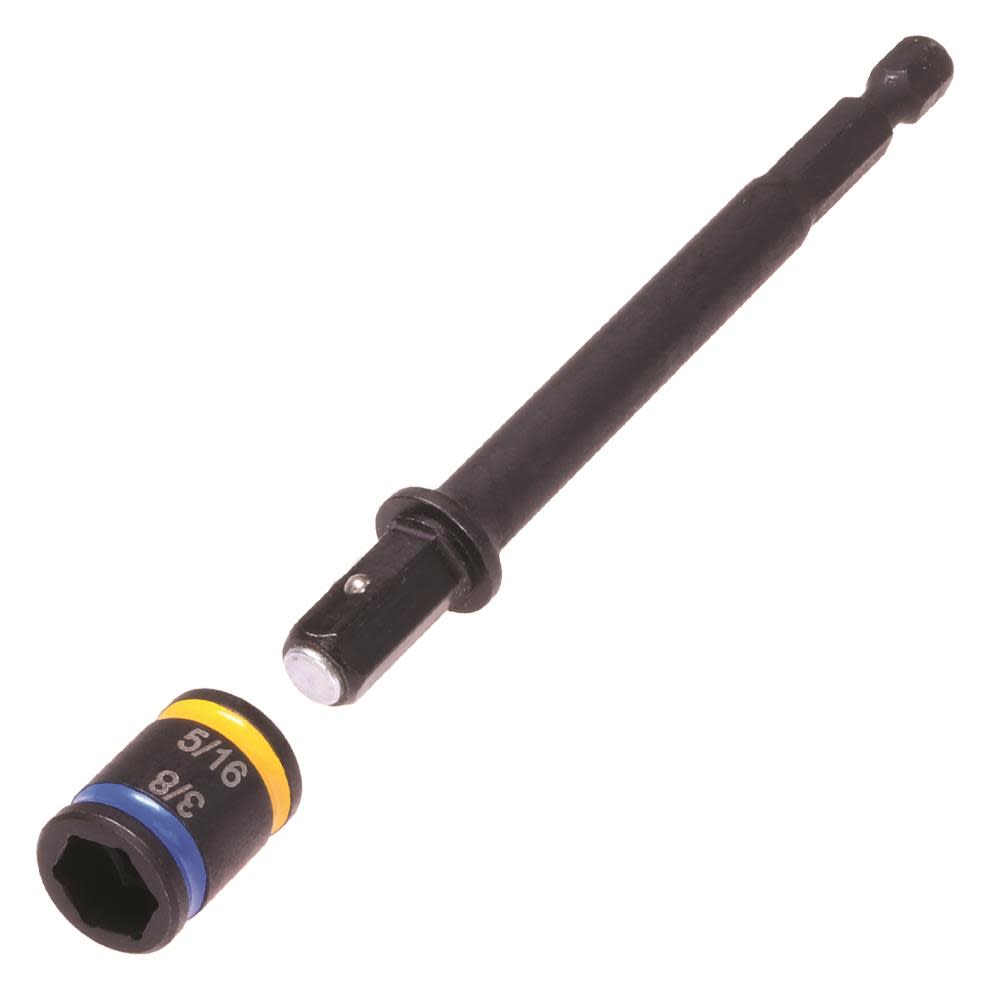 Malco Products 4″ Cleanable Reversible Hex Chuck Driver 3/8 & 5/16 - Flockneti