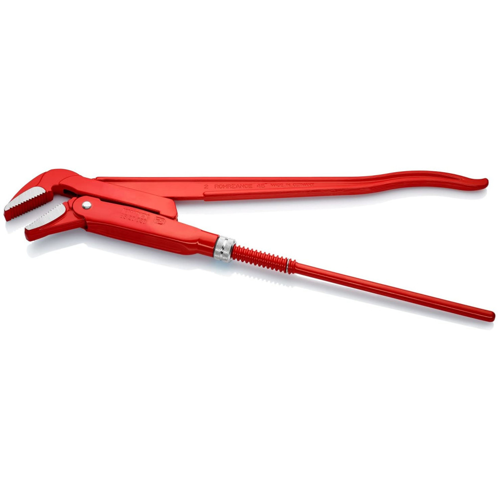Knipex Pipe Wrench 45 Degree Angled 570 mm Swedish Pattern - Flockneti