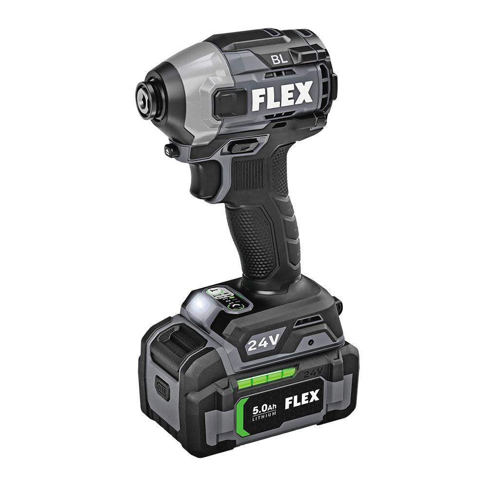 FLEX 1/4-In. Quick Eject Hex Impact Driver With Multi-Mode Kit - Flockneti