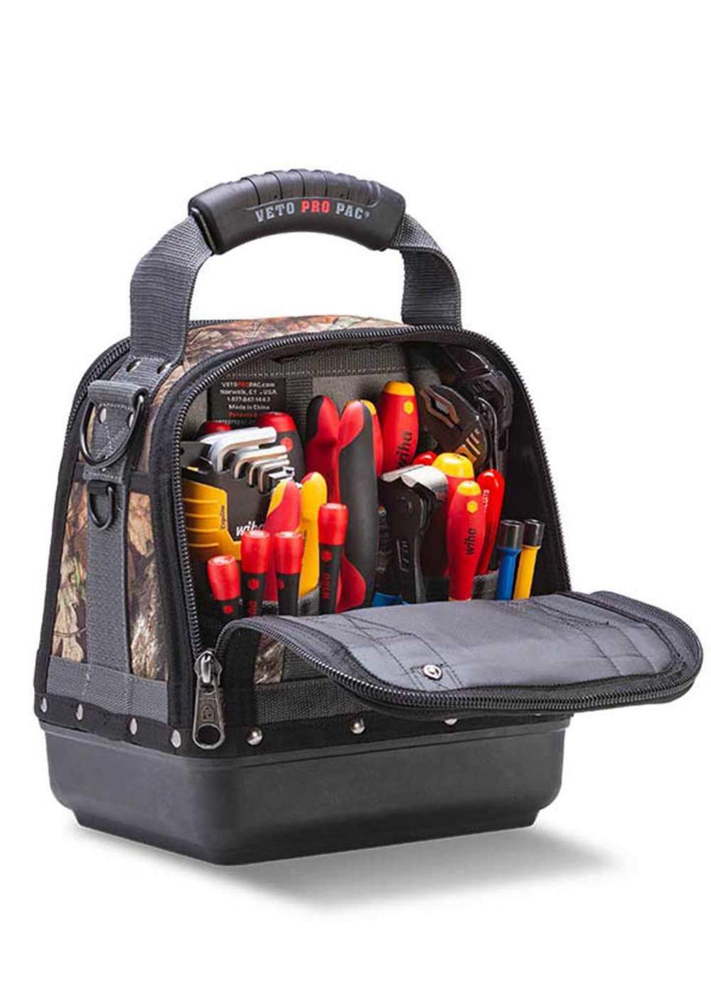 Veto Pro Pac Tool Bag Compact Service Tech Mossy Oak Camo - Flockneti