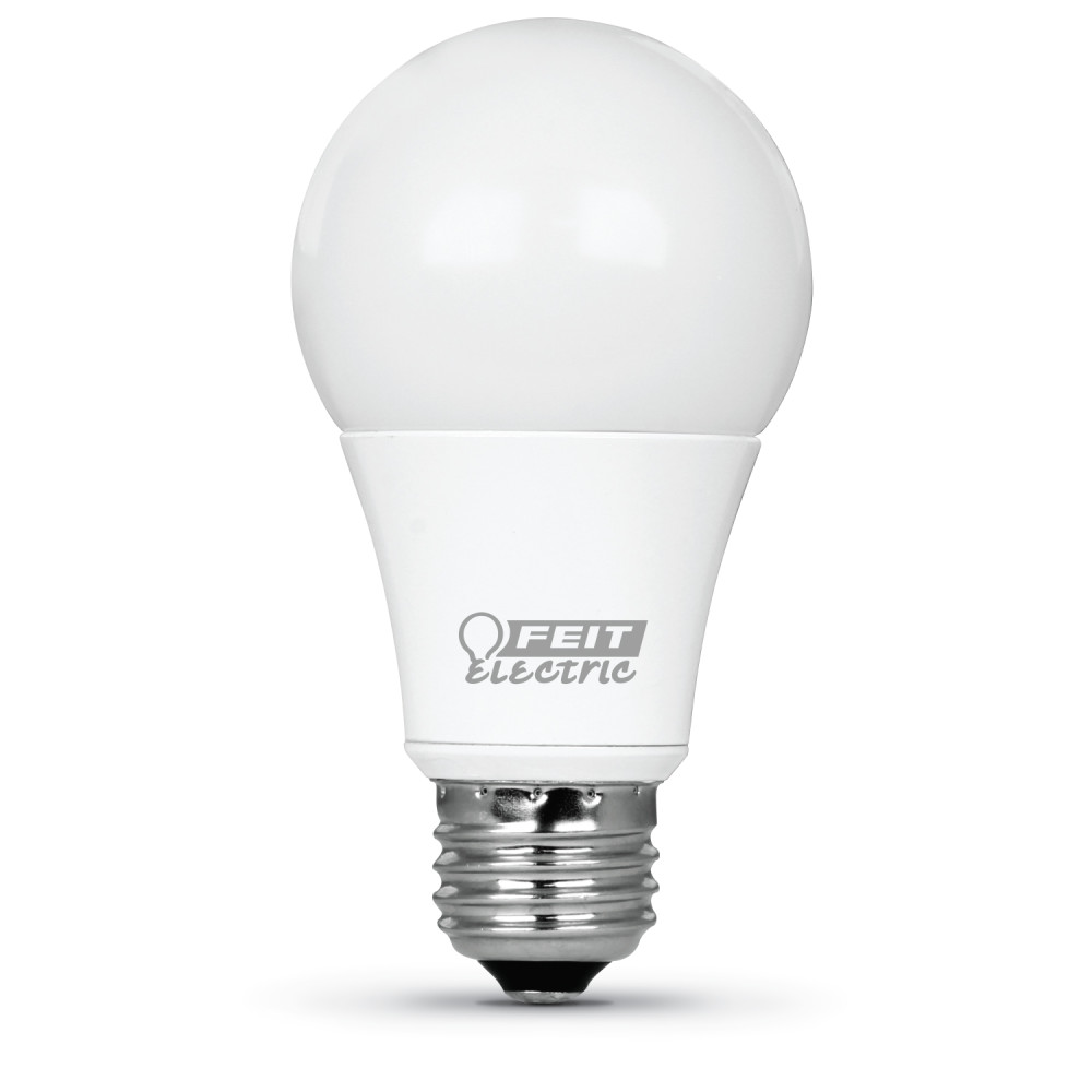 Feit Electric 60W Enhance A19 3000K Dimmable LED Bulb 4pk - Flockneti