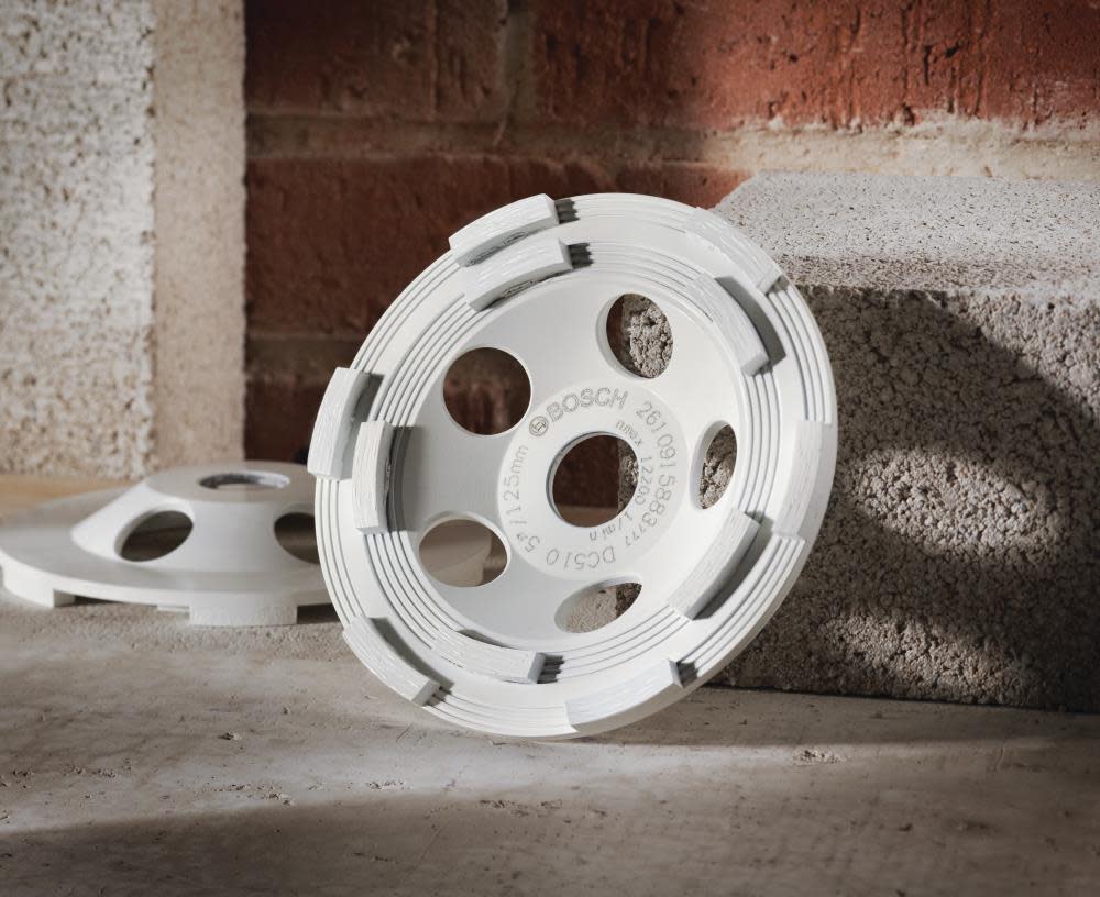 Bosch 5 In. Double Row Segmented Diamond Cup Wheel for Concrete - Flockneti