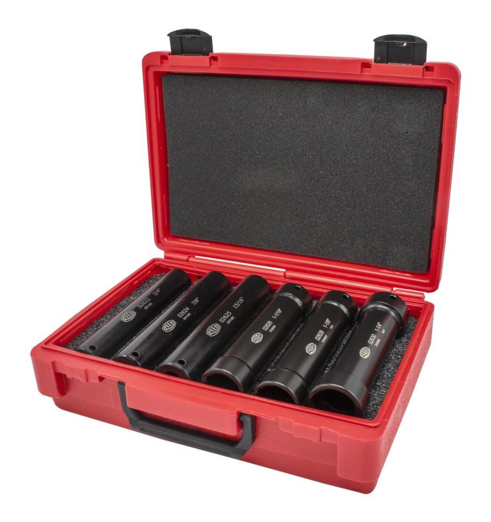 Reed Mfg Extended Socket Set 6 Sizes - Flockneti