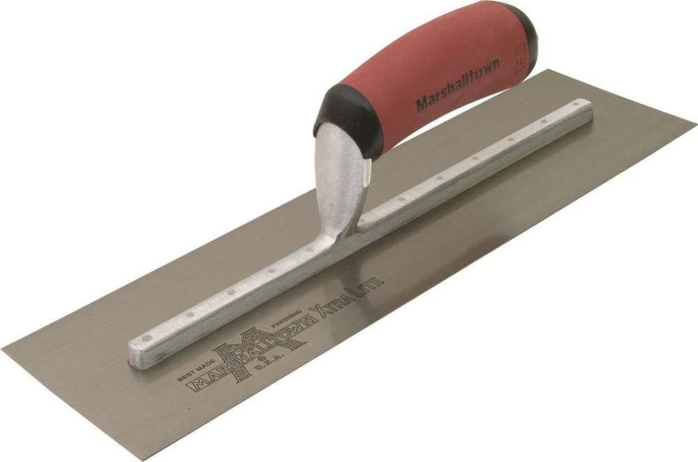 Marshalltown 20 In. x 4 In. Finishing Trowel Curved DuraSoft Handle - Flockneti