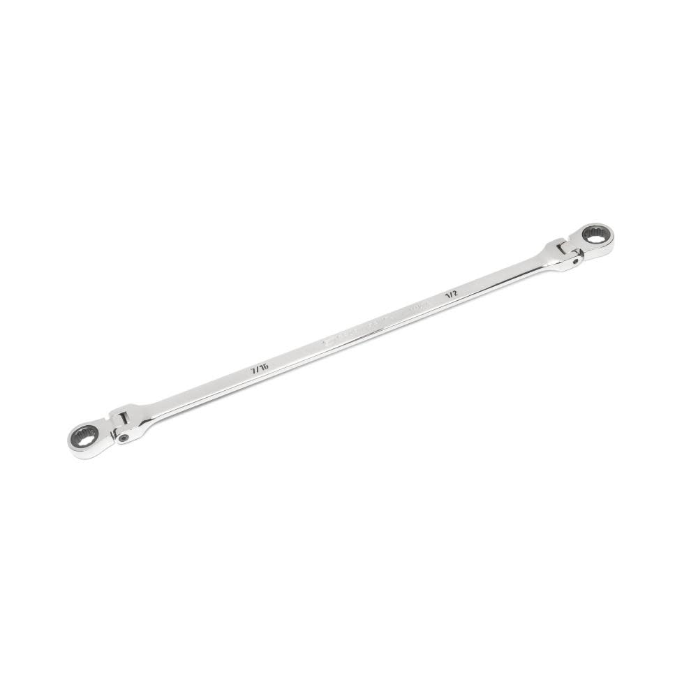 GEARWRENCH 90 Tooth 12 Point GearBox Double Flex Ratcheting Wrench 7/16×1/2 - Flockneti