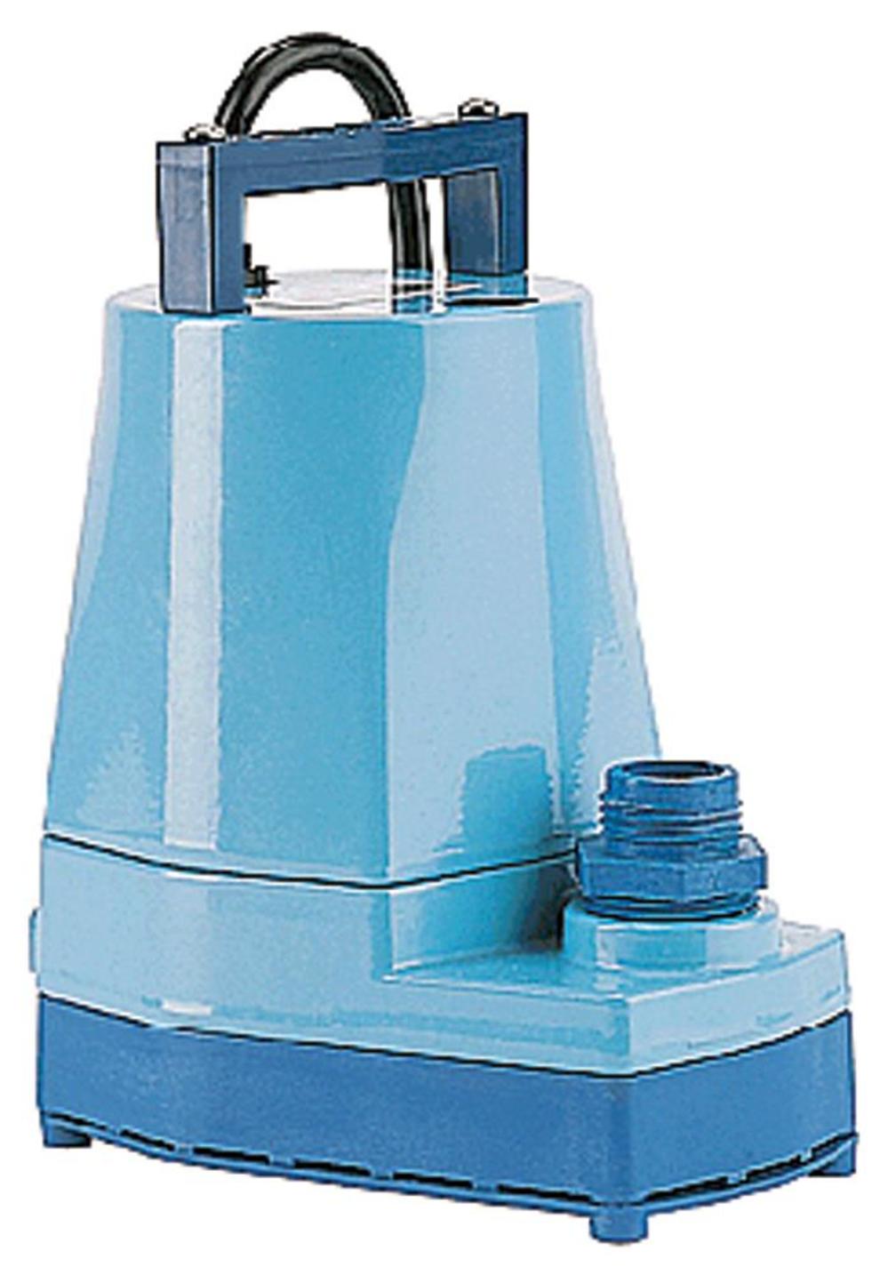 Little Giant Pump 5-MSP Manual Submersible Sump Pump. 1/6HP 110V 25 Ft Cord 1In FNPT Discharge - Flockneti