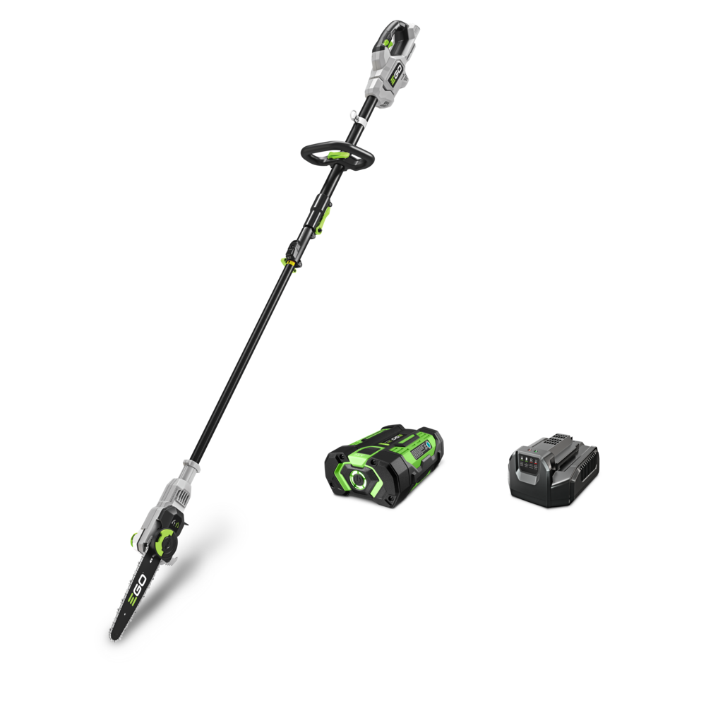 EGO EGO POWER+ 10 Telescopic Pole Saw Kit with 2.5Ah Battery & Standard Charger - Flockneti