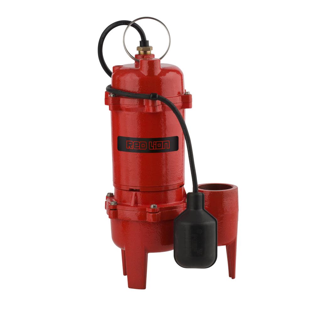 Red Lion RL-WC50TA 1/2 HP Cast Iron Sewage Pump - Flockneti
