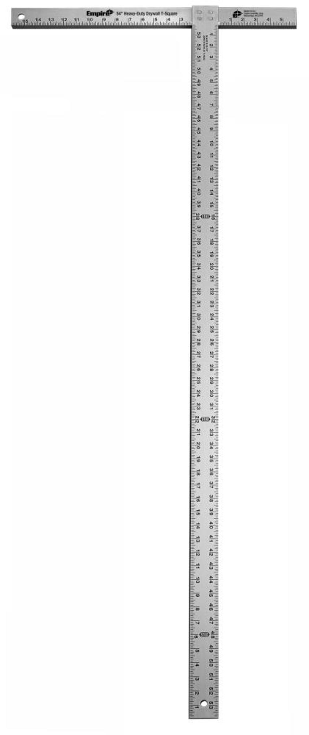 Empire Level 53-7/8 In. Anodized Aluminum Drywall T-Square with 1 In. Graduation - Flockneti