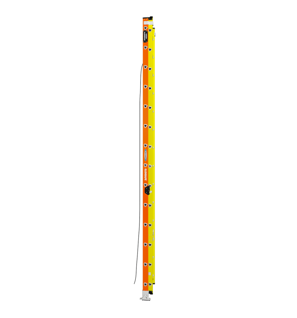 Werner Glidesafe Extension Ladder Fiberglass Tri Rung Type IA 28′ - Flockneti