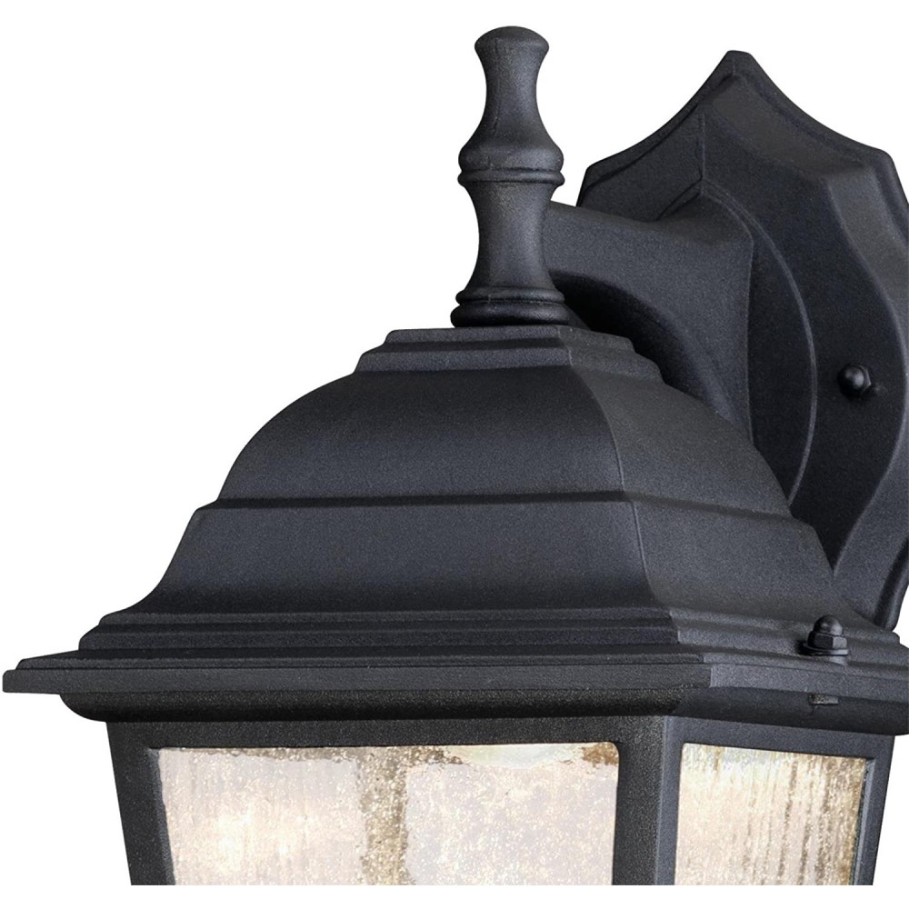 Westinghouse One-Light Lantern Integrated LED Outdoor Wall Black - Flockneti