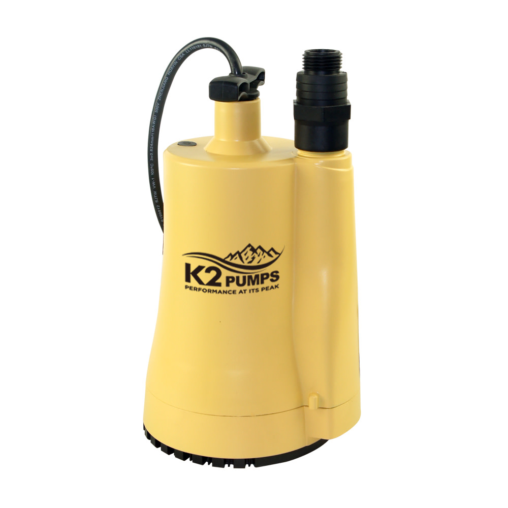 K2 Pumps Submersible Utility Pump 1/6 HP Thermoplastic - Flockneti