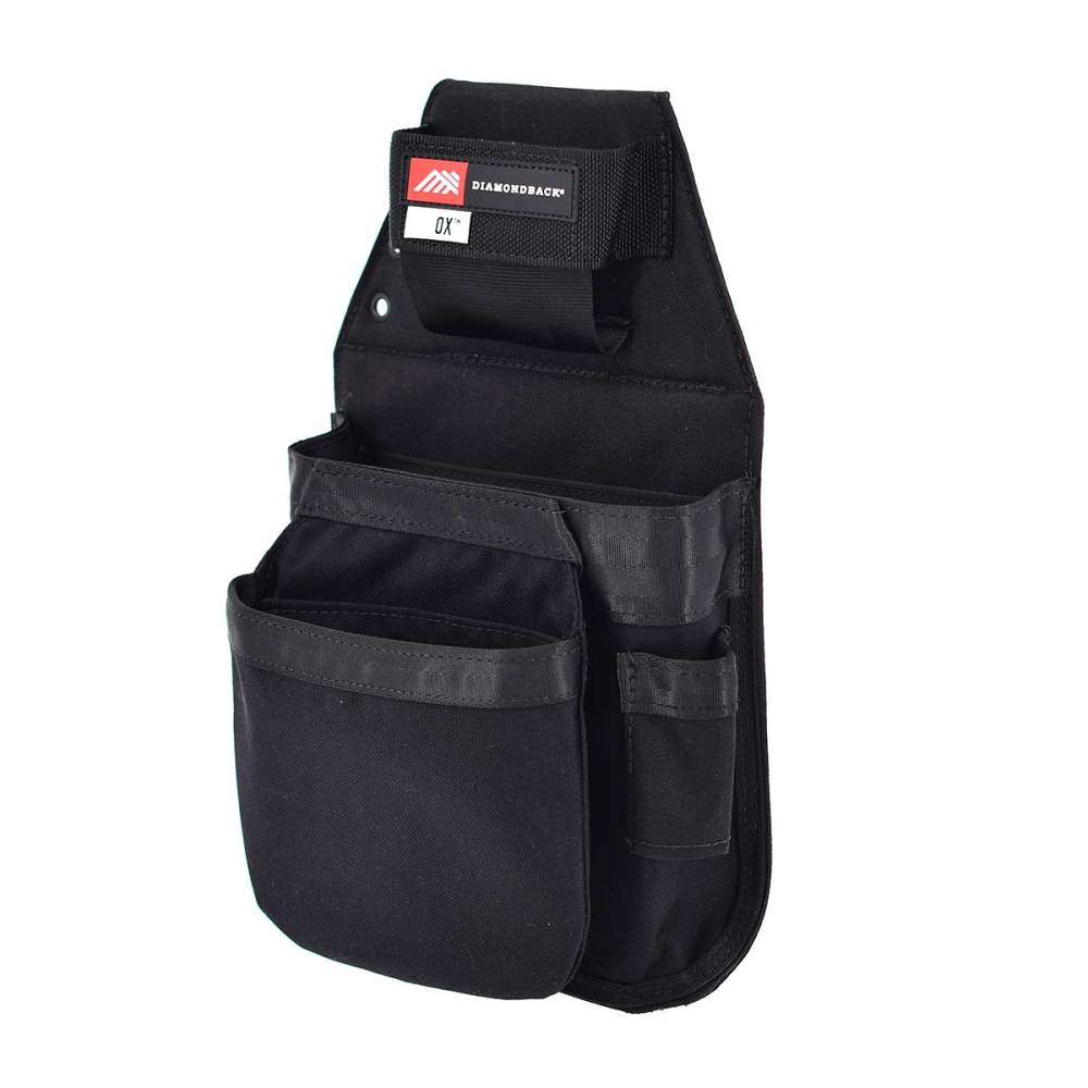 Diamondback Toolbelts Black Right Side Ox 2.0 Tool Pouch - Flockneti
