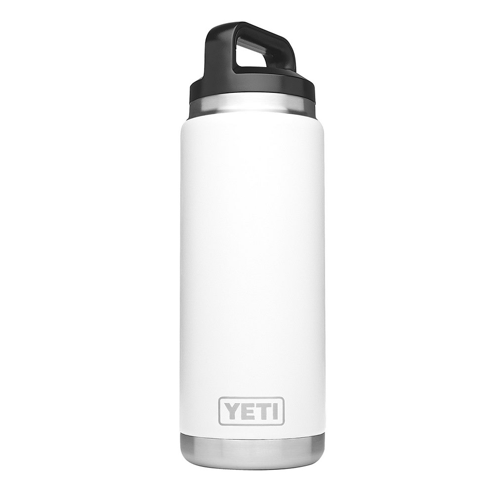 Yeti 26oz Rambler Bottle with Bottle Chug Cap – White - Flockneti