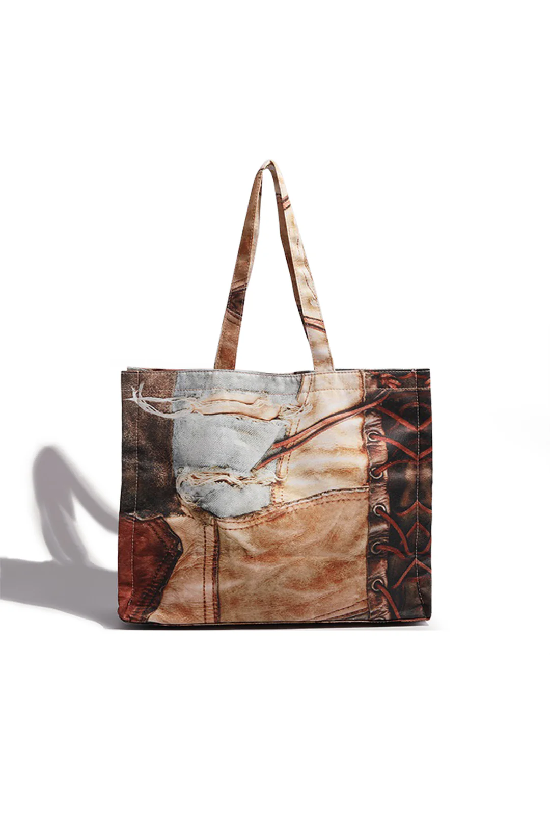 Abstract Print Tote Bag - Flockneti